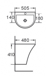 Praustuvas GRG-807 su puskoja