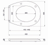 Klozeto dangtis MA-012A